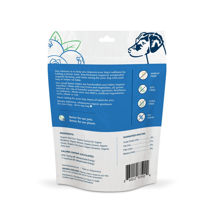 Dog Mamma's Organic Berry Banana Coconut Recipe - USDA Organic Certified Dog TreatsDog TreatsFound My Animal