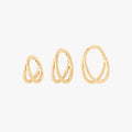 a set of the 6mm, 8mm, 10mm double clickers in gold color:null|gold