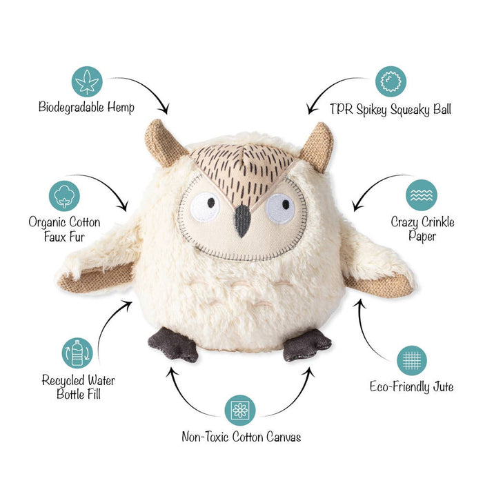 EARTH FRIENDLY DOG TOY WHOOOO'S THEREToysFound My Animal
