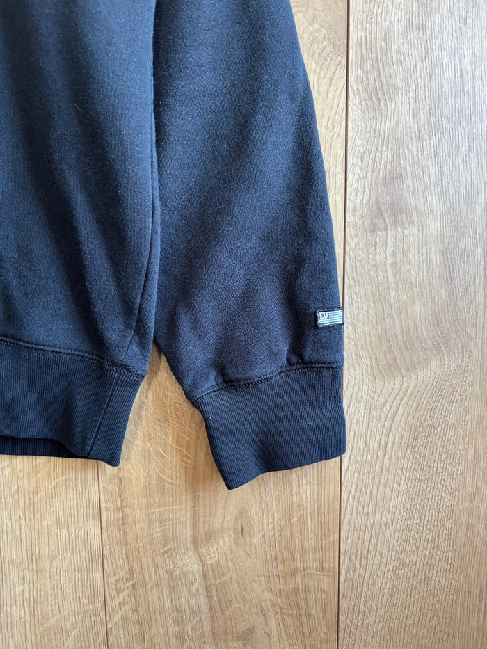 Ecko Unltd Black Embroidered Graphic Sweatshirt Jumper Men's Medium Skull Y2K