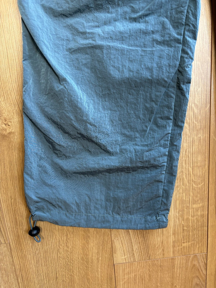 Ed Hardy x Urban Outfitters Dragon Cargo Trousers Grey Nylon Baggy Wide Leg M