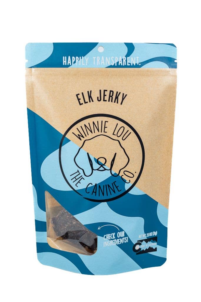Elk Jerky - Winnie Lou - The Canine CompanyDog TreatsFound My Animal