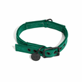 Emerald Washable Velvet Cat & Dog Collar – Matte Black HardwareDog CollarsFound My AnimalXS
