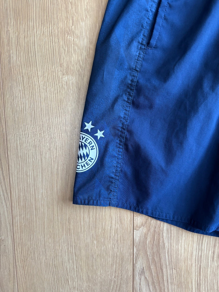 Adidas FC Bayern Munich Swim Shorts Navy Logo Beach Shorts Size XS