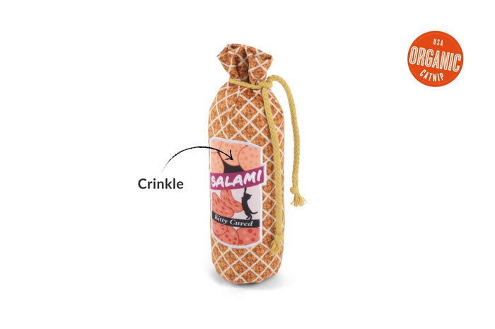 Feline Frenzy Kicker Toy - Salami SlammerToysFound My Animal