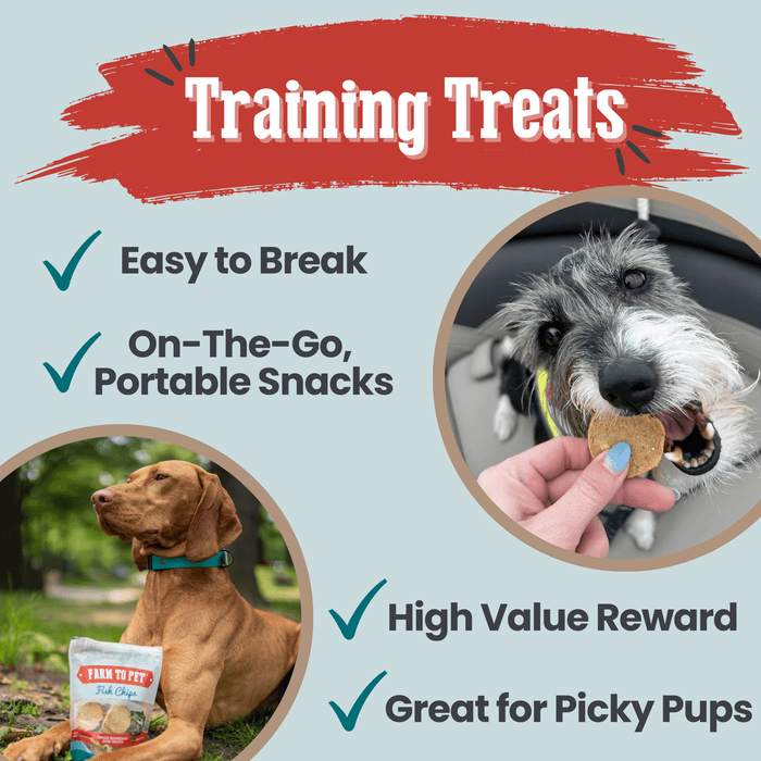Fish Chips for Dogs | Wild-Caught Fish Dog TreatsDog TreatsFound My AnimalStandard 4oz
