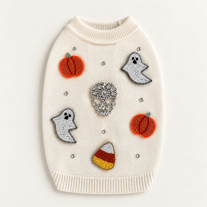 Found My Animal Bead Icon Ghost Sweater (Pre Order for September 26th Delivery)Puffers, Hoodies, CoatsFound My AnimalS