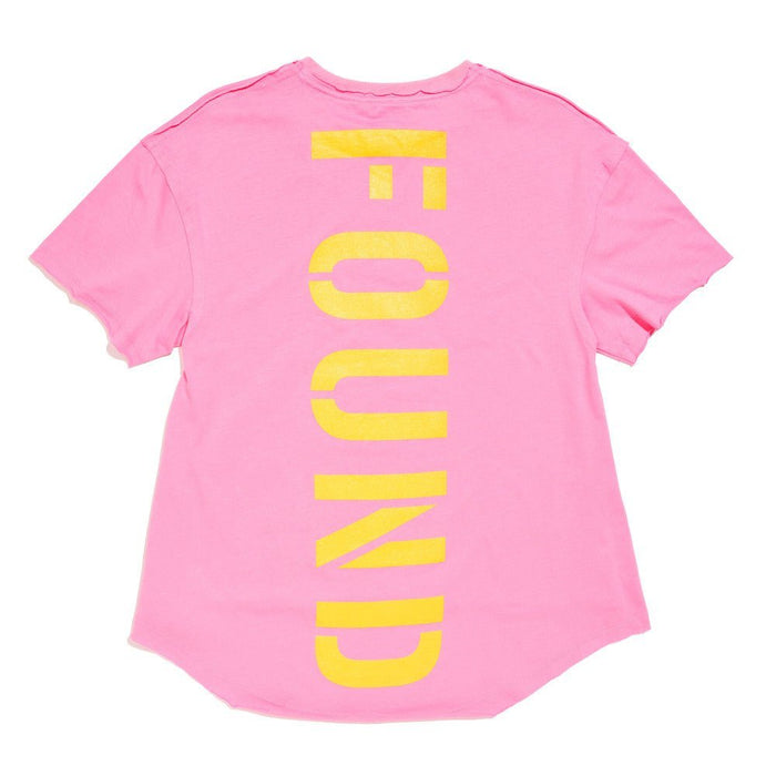 Found My Animal Big Full Heart T-Shirt, Candy Pink + Sunshine YellowBig Full Heart T-ShirtsFound My AnimalXS