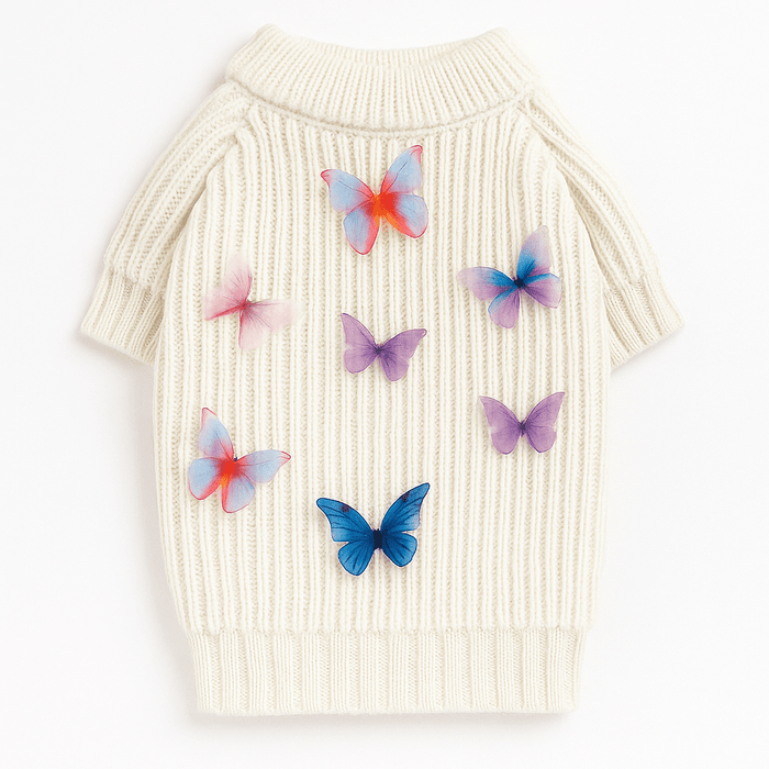 Found My Animal Butterfly 3D Icon SweaterPuffers, Hoodies, CoatsFound My AnimalXS