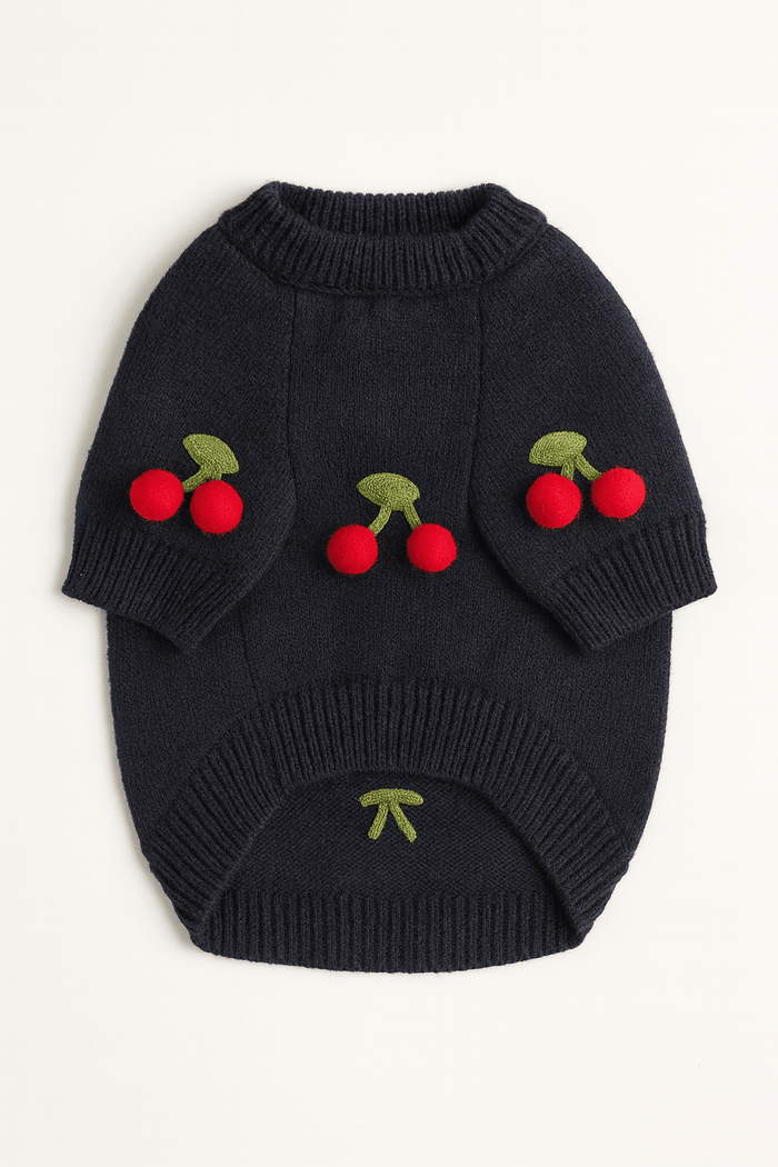Found My Animal Cherries 3D Icon SweaterPuffers, Hoodies, CoatsFound My AnimalXS