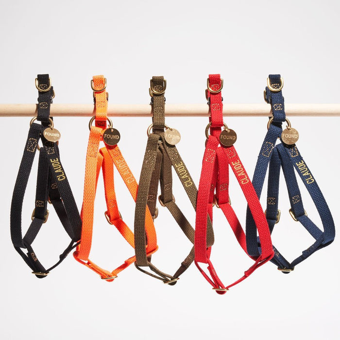 Found My Animal Navy Cotton Dog & Cat Harness – Adjustable, Durable & StylishDog & Cat HarnessesFound My AnimalXS