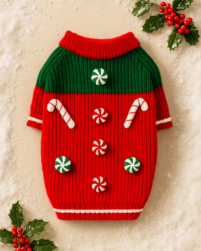 Found My Animal Peppermint Candy 3D Icon SweaterPuffers, Hoodies, CoatsFound My AnimalXS
