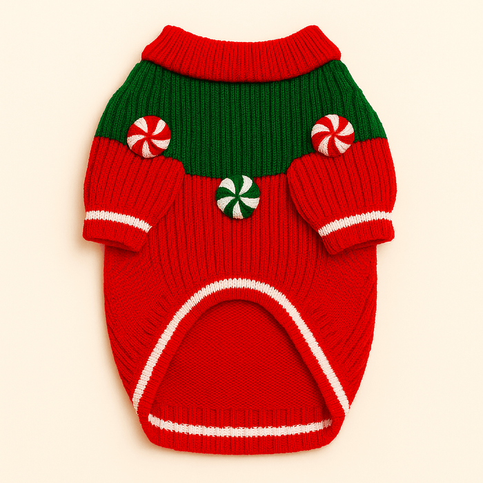 Found My Animal Peppermint Candy 3D Icon SweaterPuffers, Hoodies, CoatsFound My AnimalXS