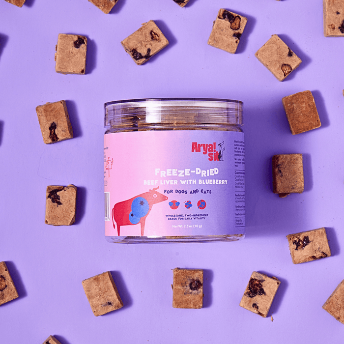 Freeze-Dried Beef Liver with BlueberryDog TreatsFound My Animal