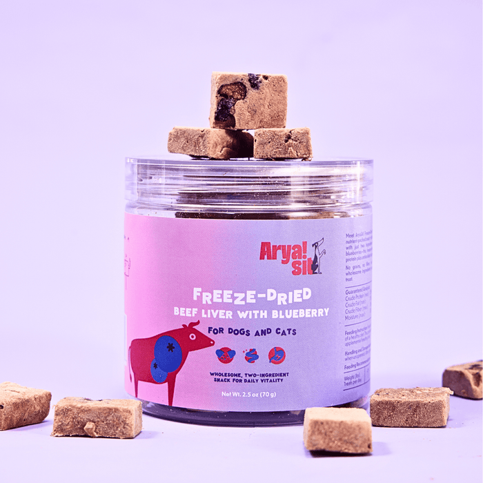 Freeze-Dried Beef Liver with BlueberryDog TreatsFound My Animal