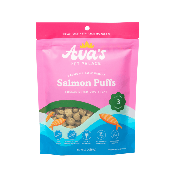 Freeze Dried Dog Treats - Salmon PuffsDog TreatsFound My Animal