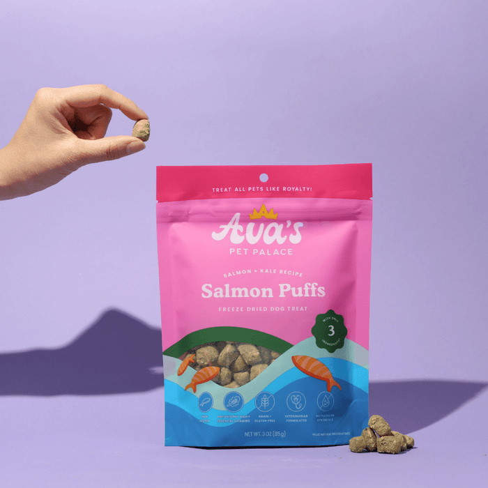 Freeze Dried Dog Treats - Salmon PuffsDog TreatsFound My Animal