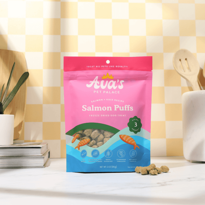 Freeze Dried Dog Treats - Salmon PuffsDog TreatsFound My Animal