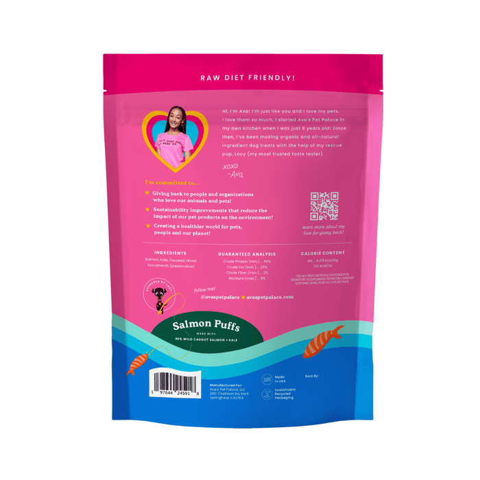 Freeze Dried Dog Treats - Salmon PuffsDog TreatsFound My Animal
