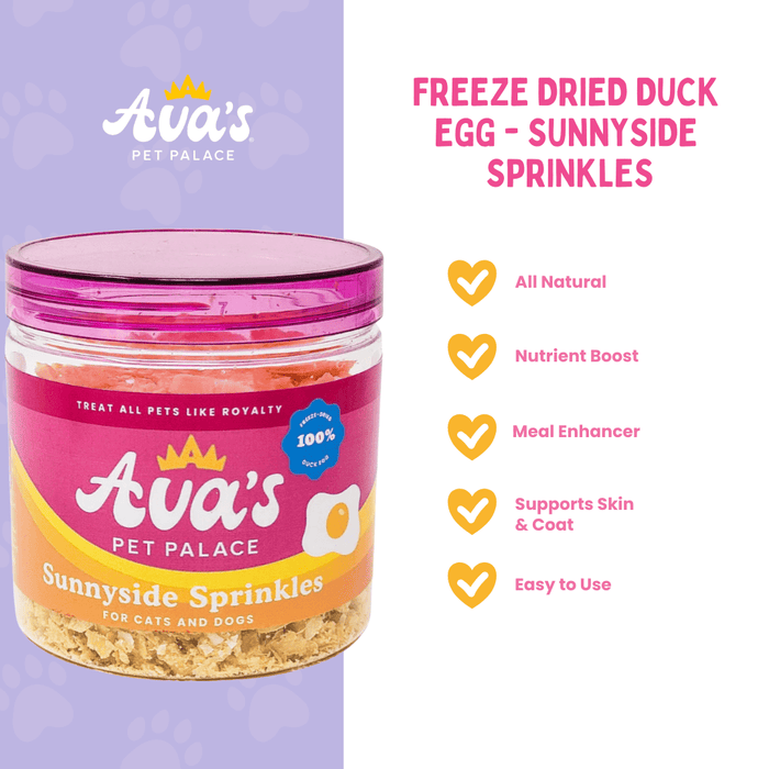 Freeze Dried Duck Egg - Sunnyside SprinklesDog TreatsFound My Animal