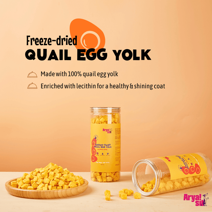 Freeze-Dried Egg Yolk BitesDog TreatsFound My Animal