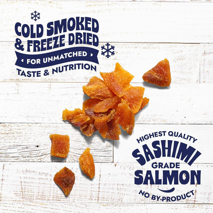 Freeze-Dried Salmon Crumbles (Treat & Topper) for Dogs, 2ozDog TreatsFound My Animal