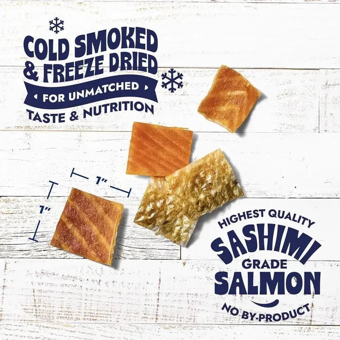 Freeze-Dried Salmon Skin Bites for Dogs, 4ozDog TreatsFound My Animal