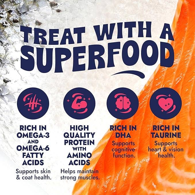Freeze-Dried Salmon Skin Strips for Dogs, 9ozDog TreatsFound My Animal