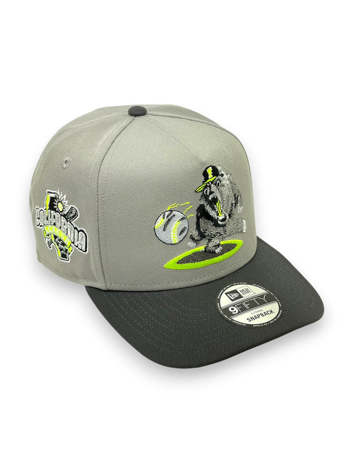 FRESNO GRIZZLIES (CALIFORNIA LEAGUE) "9FIFTY AFRAME" NEW ERA SNAPBACK