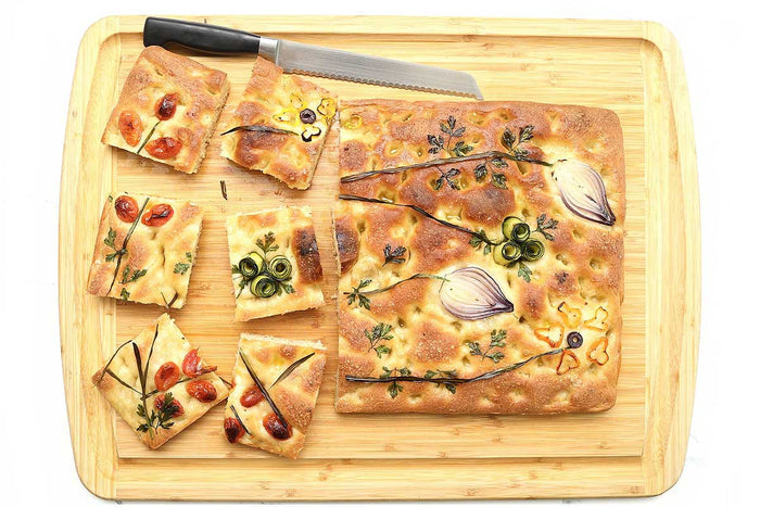 Garden focaccia baking kit from CrumbleCrate's monthly baking subscription box