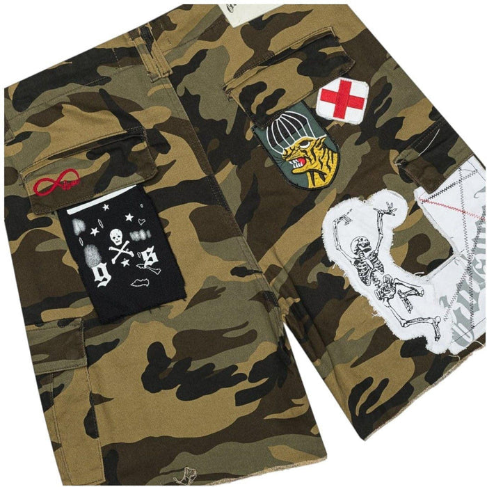 GODSPEED PATCHWORK (CAMO) CARGO SHORT