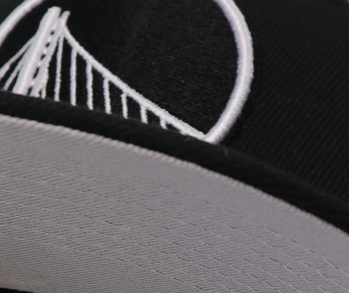 GOLDEN STATE WARRIORS (BLACK/WHITE) NEW ERA 59FIFTY FITTED