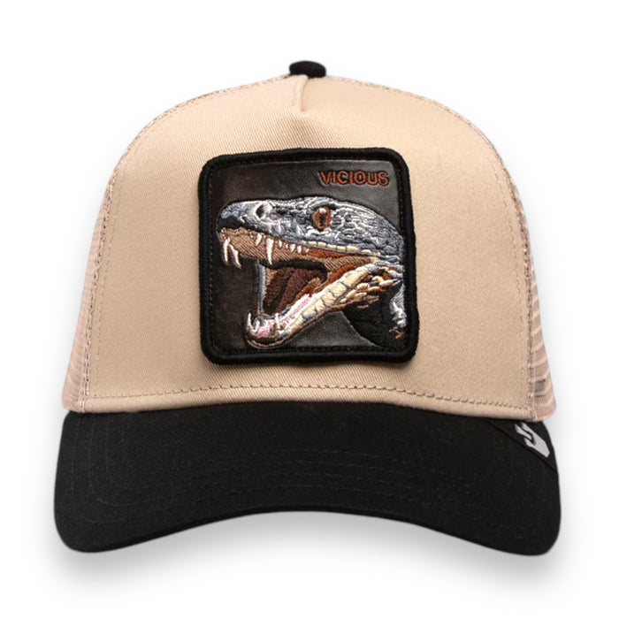 GOORIN BROS (EBONY) THE SNAKE "VICIOUS" TRUCKER SNAPBACK