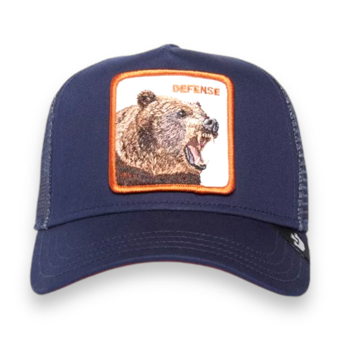 GOORIN BROS NAVY DEFENSE "BEAR"" TRUCKER SNAPBACK