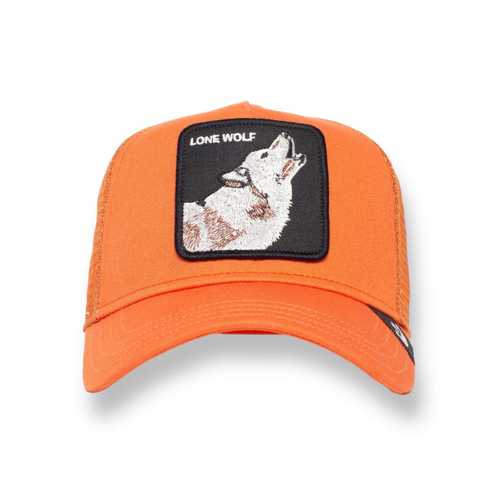 GOORIN BROS THE LONE WOLF (ORANGE) TRUCKER SNAPBACK