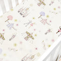 Gooslings Adventures in Wonderland Crib Sheet - Rose