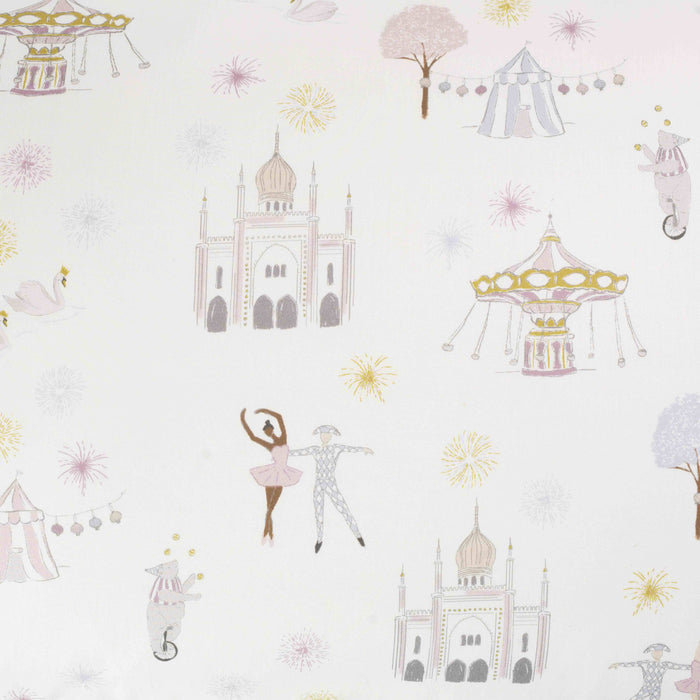Gooslings Adventures in Wonderland Crib Sheet - Rose