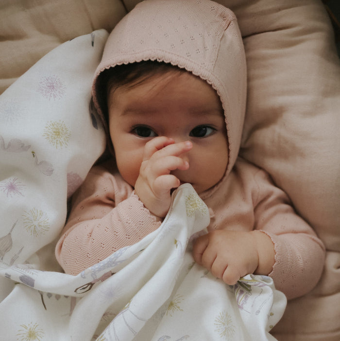 SW-TIV102,Adventures in Wonderland Swaddle - Rose