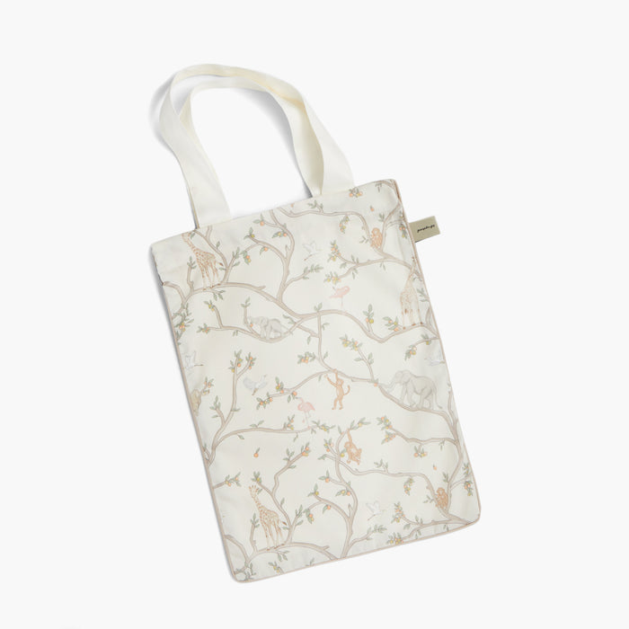 Gooslings Animal Parade Crib Sheet - Ivory