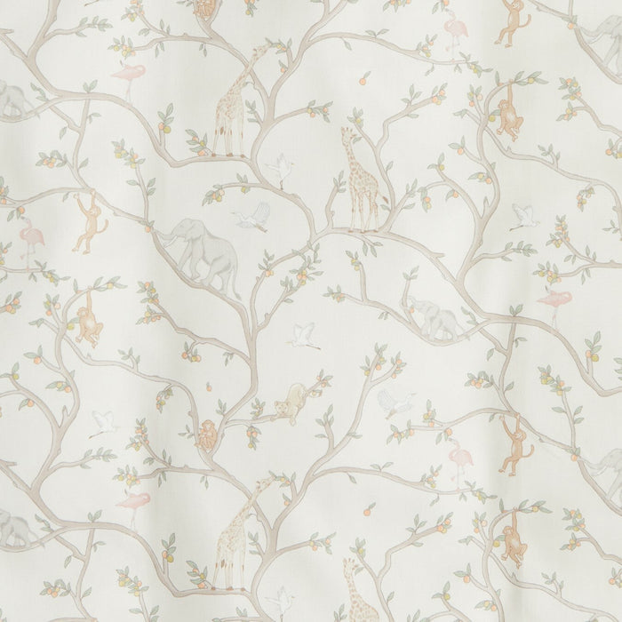 Gooslings Animal Parade Crib Sheet - Ivory