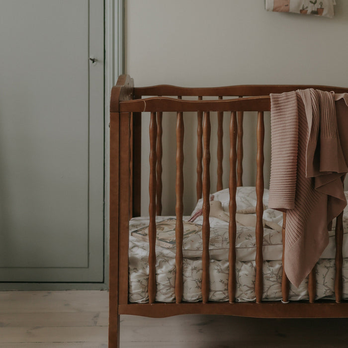 Gooslings Animal Parade Crib Sheet - Ivory