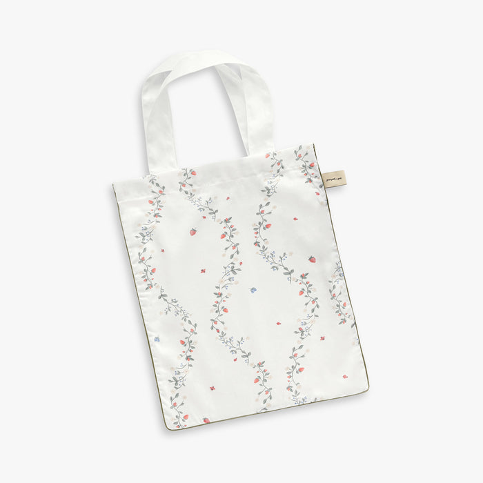Gooslings Botanical Berries Crib Sheet - Ivory