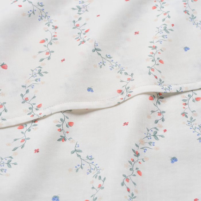 Gooslings Botanical Berries Swaddle - Ivory