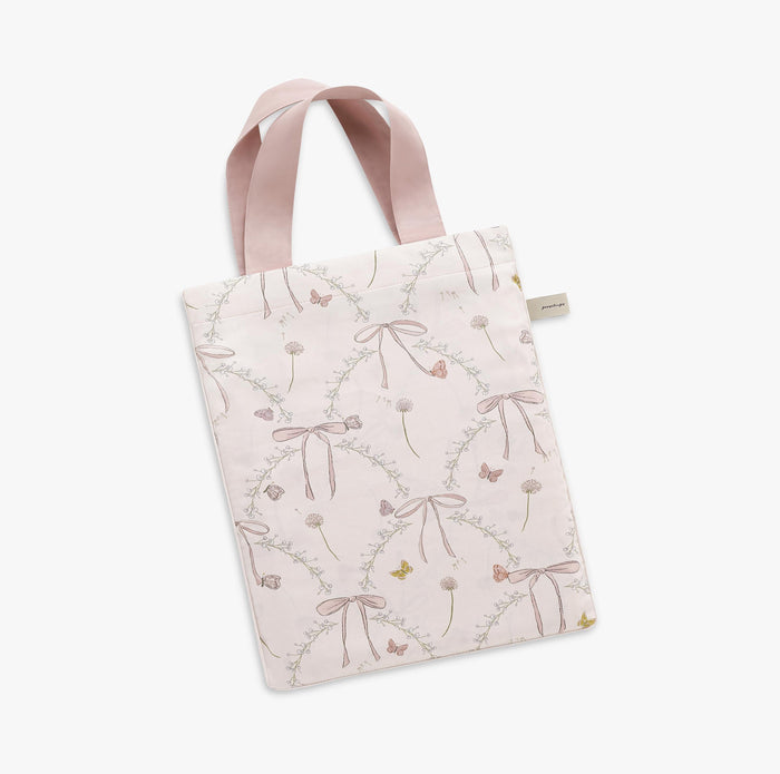 Gooslings Bows & Butterfly Kisses Crib Sheet - Pink