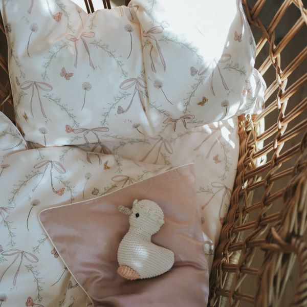 Gooslings Bows & Butterfly Kisses Crib Sheet - Pink