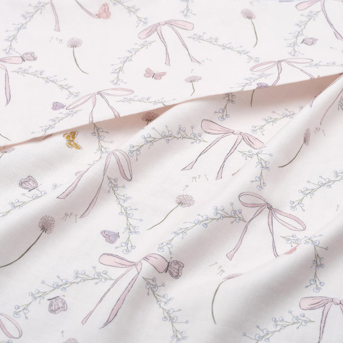 Gooslings Bows & Butterfly Kisses Swaddle - Pink