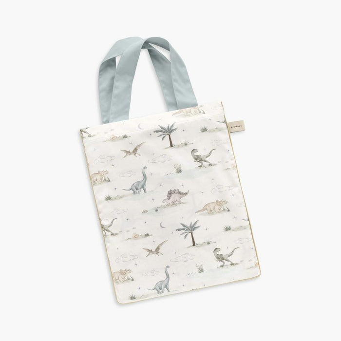 Gooslings Dino Dreams Crib Sheet - Sage