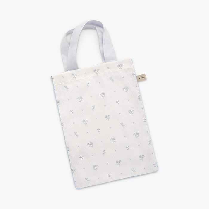Gooslings Ditsy Floral Crib Sheet - Blue