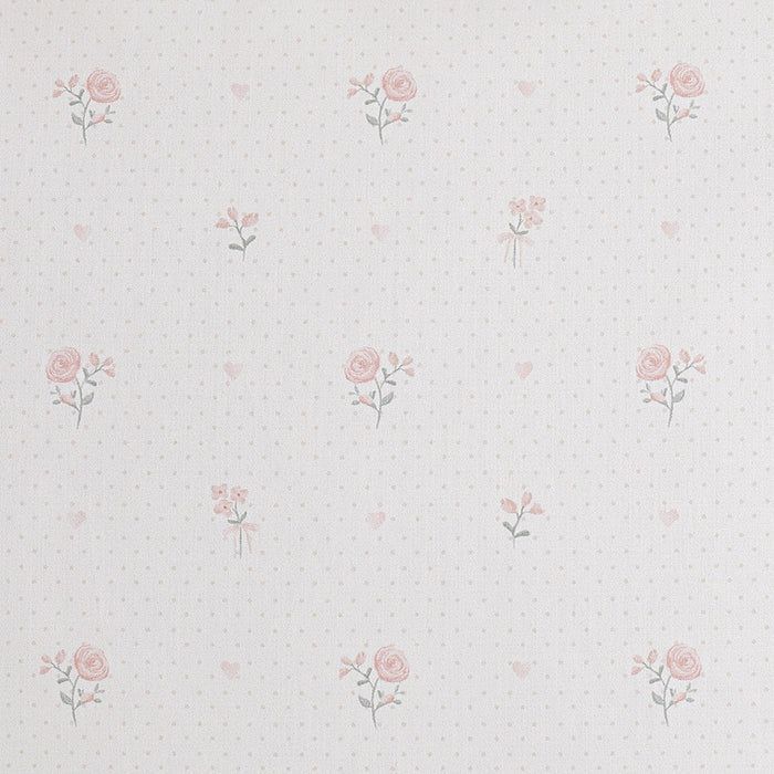 Gooslings Ditsy Floral Crib Sheet - Pink