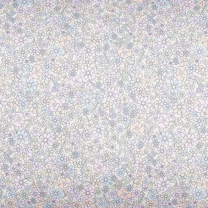 Gooslings Enchanted Wildflowers Crib Sheet - Ivory